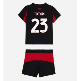 Dětské fotbalový komplet AC Milan Fikayo Tomori #23 Domácí košile 2025-26 Krátkým Rukávem